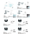 abrazaderas de vidrio de acero inoxidable / herrajes para puertas de vidrio / abrazadera de vidrio para baño